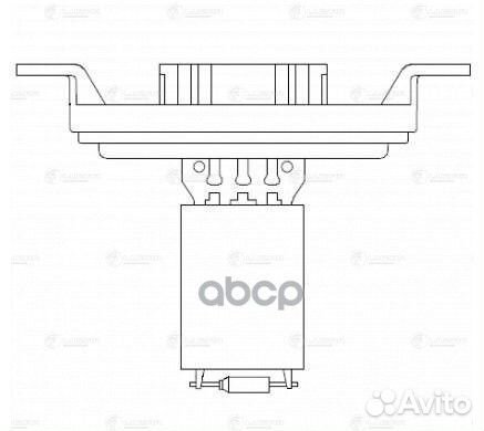 Резистор вентилятора отопителя салона УАЗ 3163
