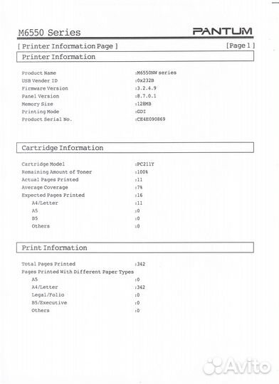 Pantum m6550nw лазерное мфу