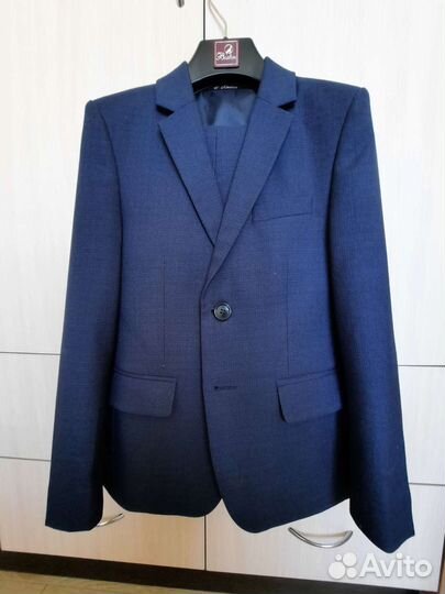 Школьный костюм для мальчика 128 синий