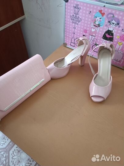 Босоножки, клатч