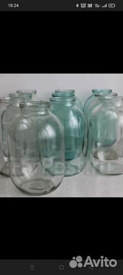 Банки стеклянные в ассортименте
