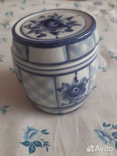 Бочонок для мёда Гжель