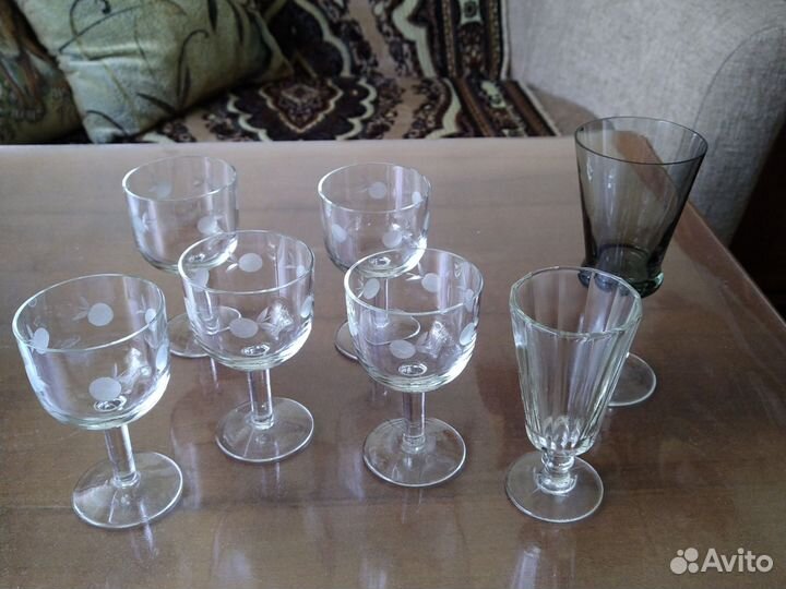 Фужеры/рюмки/тонкое стекло СССР