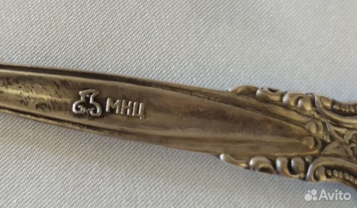 Чайные ложки 6 шт в коробке Мельхиор Троянда мнц к