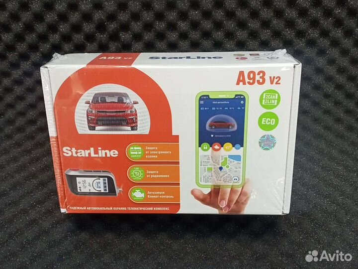 Автосигнализация Starline A93 2Can2Lin ECO
