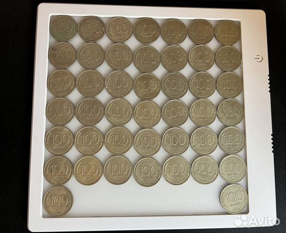 100 рублей 1993 года 44 штуки