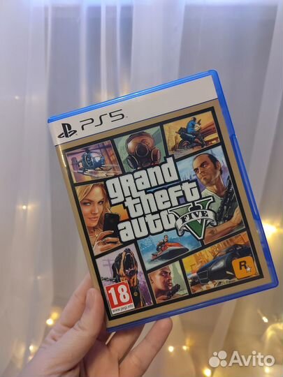 Диск Gta 5 ps5
