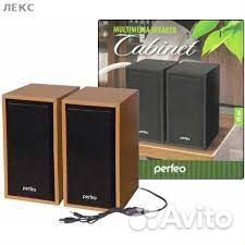 Компьютерные колонки 2.0 Perfeo cabinet