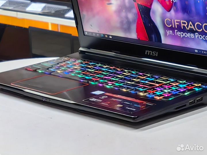 Игровой MSI 15.6''IPS 120Hz Core i7 8Th GTX1070 8G