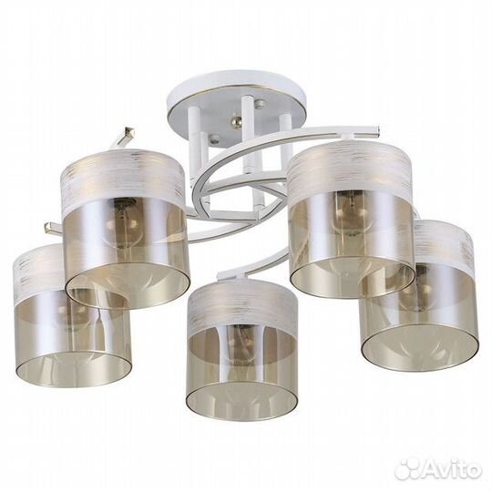 Люстра потолочная ritter Messina 5х40Вт E27 белое