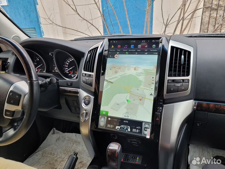 Android Tesla 16 Toyota LC200 2007-2015, 8/128GB H