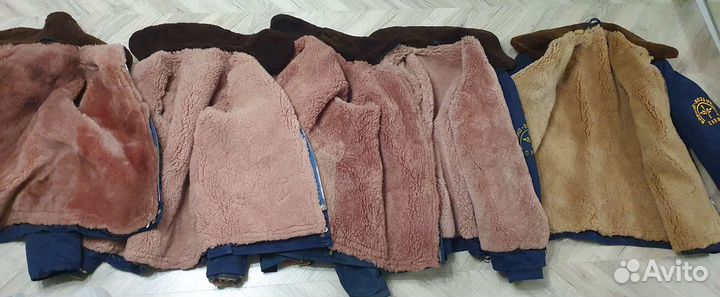 Военная Лётная зимняя меховая куртка СССР ввс