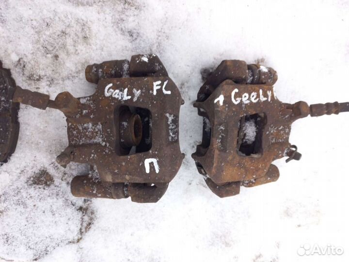 Суппорт тормозной задний левый / правый geely fc