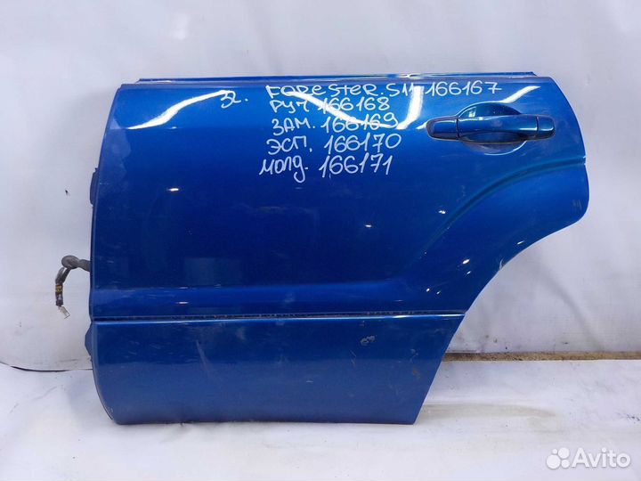 Накладка на дверь задняя левая subaru forester