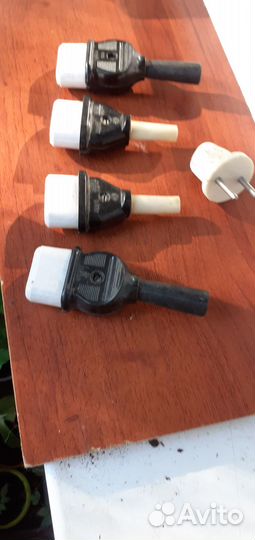 3 Штекера к э\чайникам, э\самоварам, утюгам