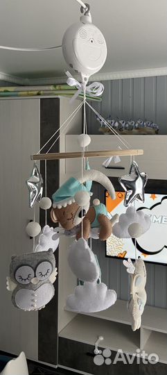 Мобиль+кронштейн+музыкальный блок
