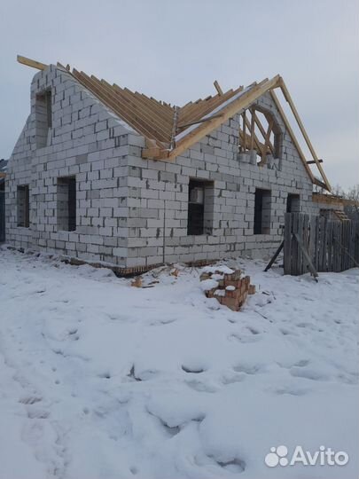 Ложим блоки, перегородки