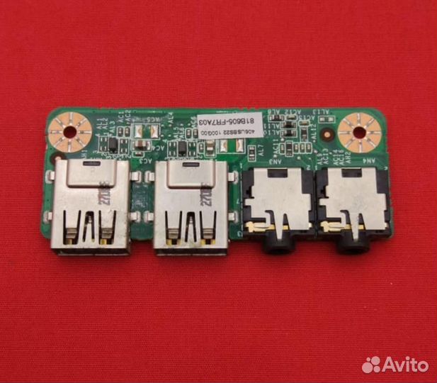 Плата с разъемами USB, Audio для ноутбука DNS MT50