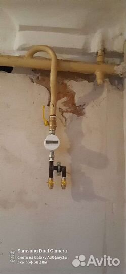 Установка газовых счетчиков