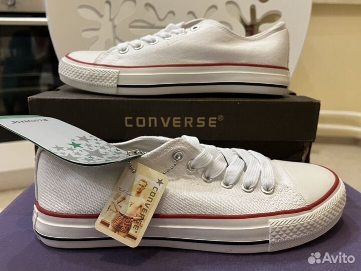 Кеды белые женские Converse (Конверс) 36 р новые