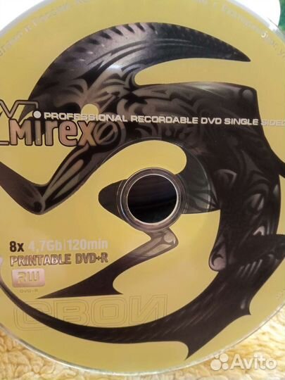 Новые чистые DVD Mirex