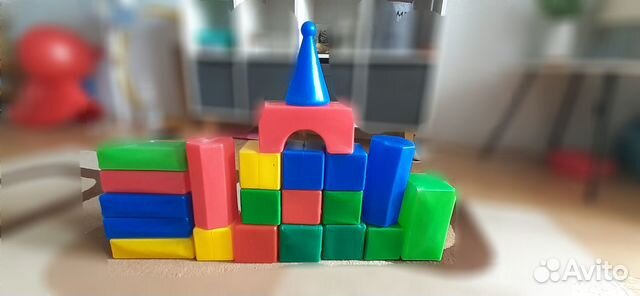 Кубики пластмассовые