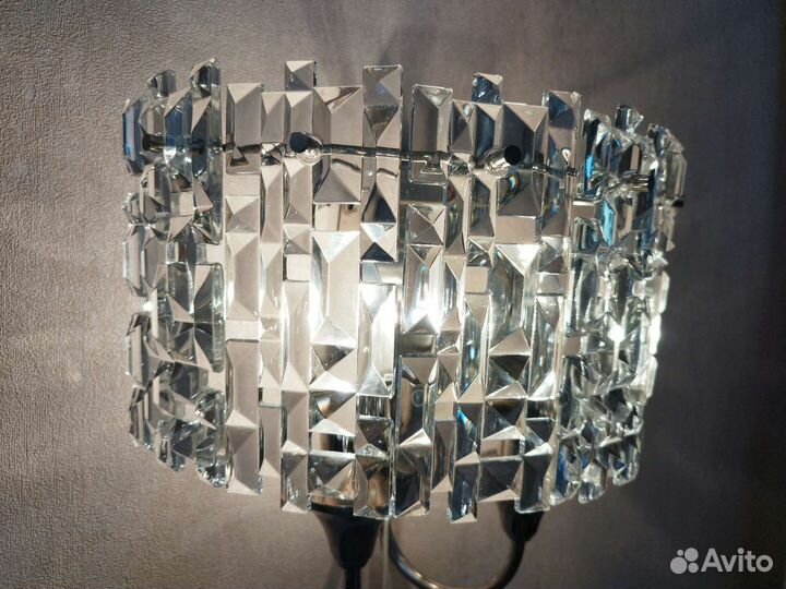 Хрустальный светильник бра СССР