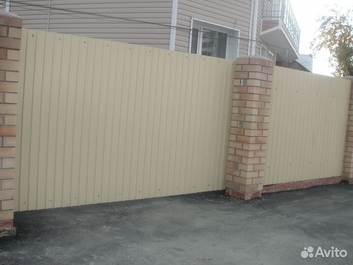 Профнастил С8 окрашеный, м2