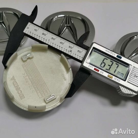 4шт Acura колпаки 68мм для литых дисков