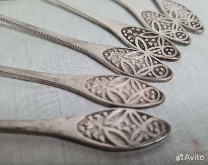 Ложки Кофейные Набор Мельхиор мнц Таллин СССР