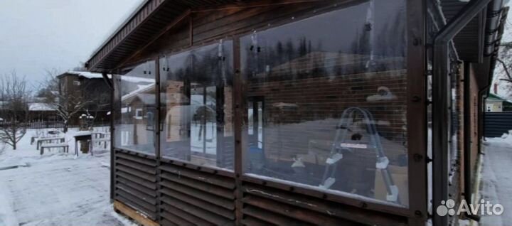 Мягкие стекла окна / разные виды креплений