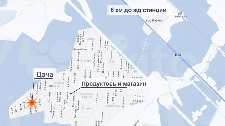 Дача 70 м² на участке 8 сот.