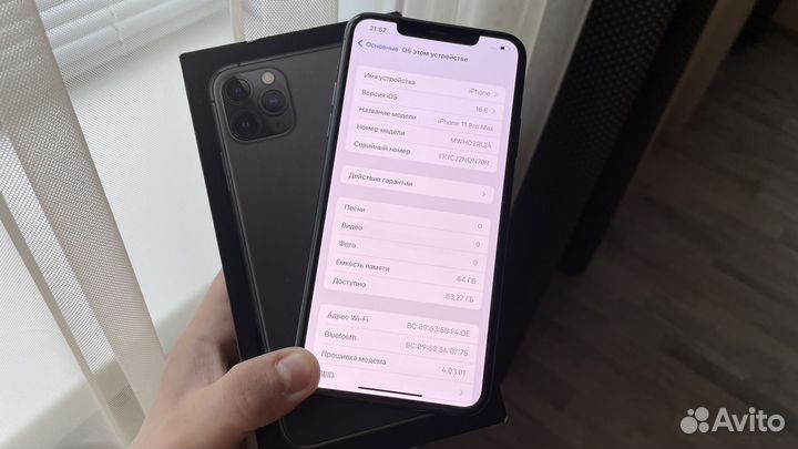 iPhone 11 Pro Max 64GB Space Gray(люкс,чек)
