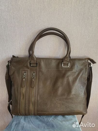 Мужская сумка натуральная кожа для документов