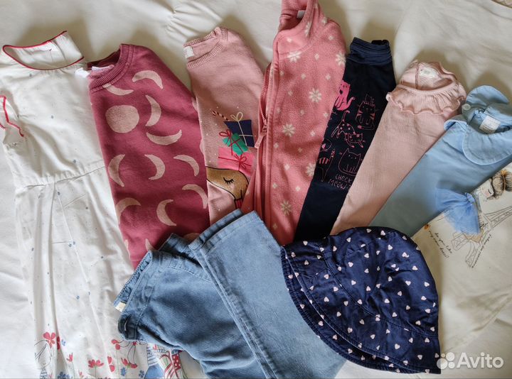 Комплект вещей на девочку 4- 5 лет, zara, H'M, GAP