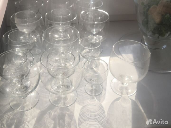 Бокалы, рюмки