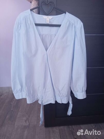 Летняя рубашка с запахом