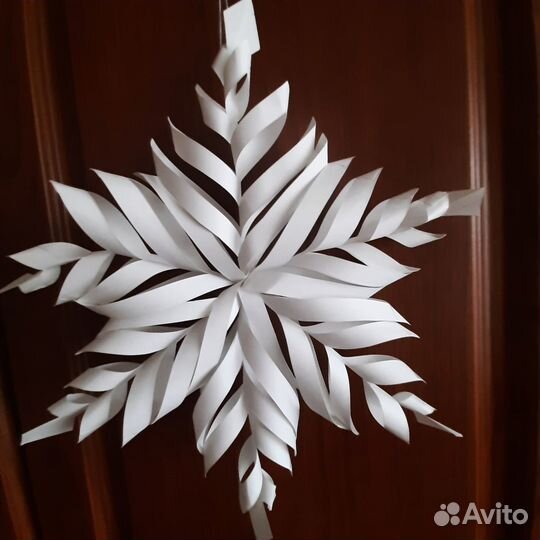 Объемные снежинки