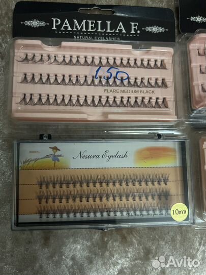 Накладные ресницы пучки