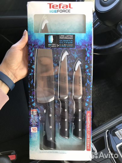 Набор Кухонных ножей tefal ice force