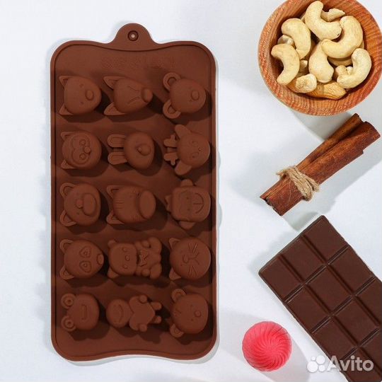 Форма силиконовая для льда и кондитерских украшени