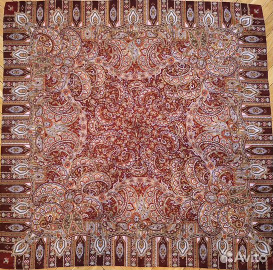 Павлопосадский платок шерсть