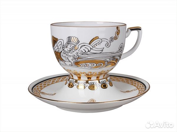 Чашка с блюдцем Анданте Русский модерн 320 мл лфз