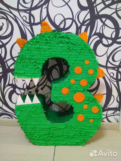 Цифра 3 на день рождения