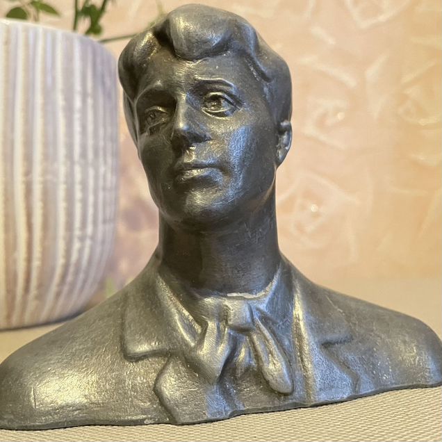 Статуэтка Есенин, силумин