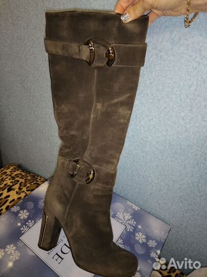 Сапоги женские натуральная кожа/замша