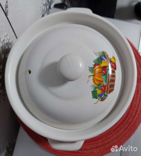 Кастрюля керамическая