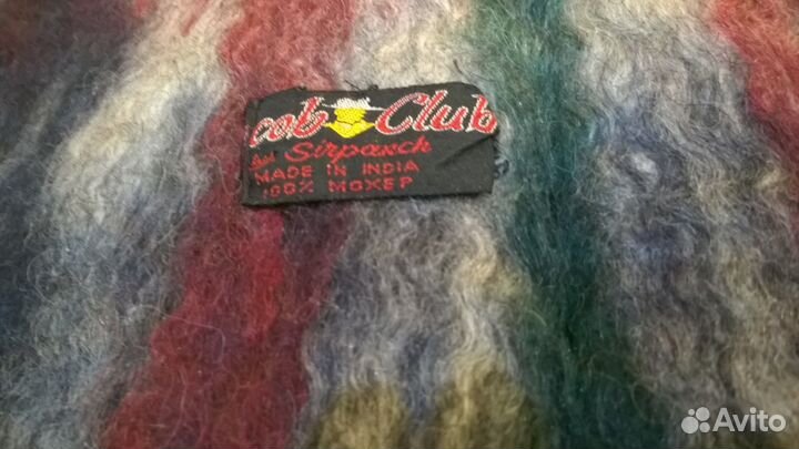 Шарф зимний мужской теплый мохер