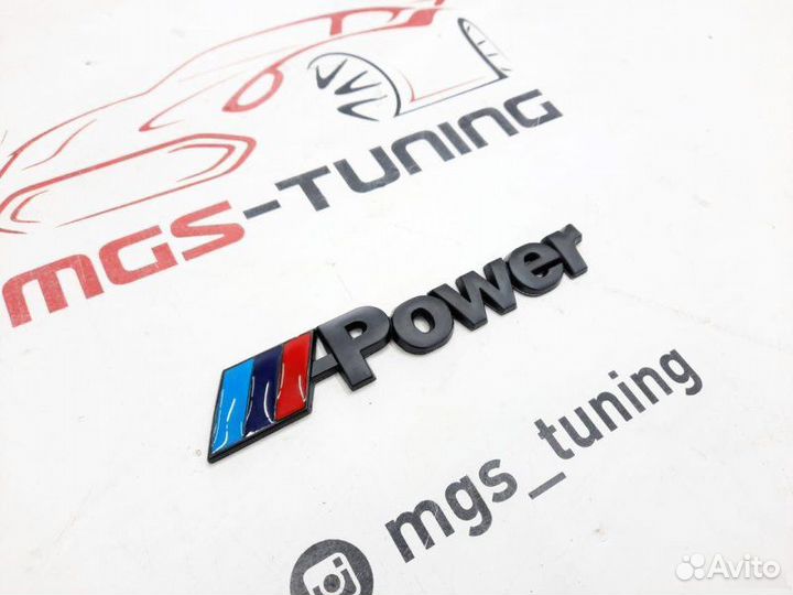 Шильдик BMW M-Power Black