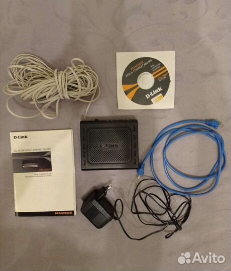 Wi-Fi роутер D-Link DSL-2500U